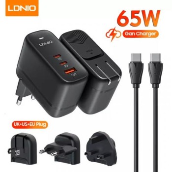 LDNIO Q366 GaN 65W Kućni punjač sa adapterom