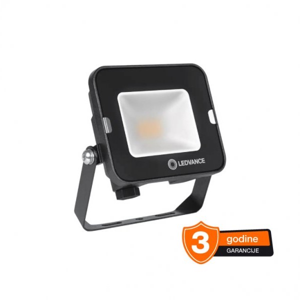 LEDVANCE LED reflektor 10W dnevno svetlo, crna