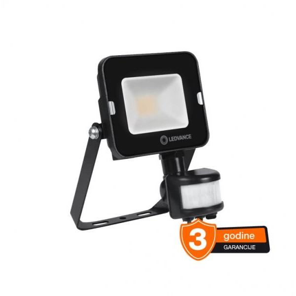 LEDVANCE LED reflektor sa PIR senzorom 10W, crni