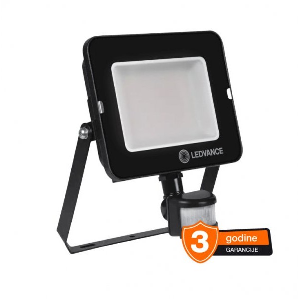 LEDVANCE LED reflektor sa PIR senzorom 50W, crni
