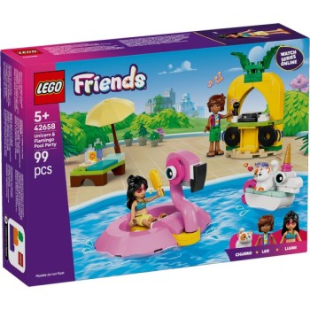 LEGO 42658 Zabava na bazenu s jednorogom i flamingom