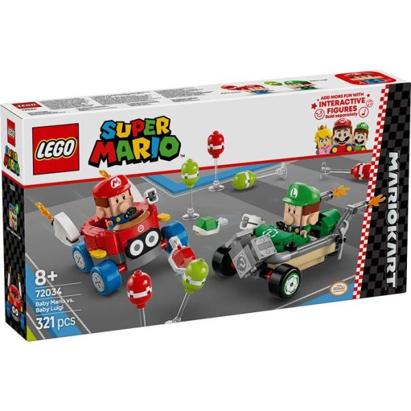 LEGO 72034 Mario Kart™ – Beba Mario protiv Bebe Luiđija