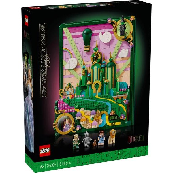 LEGO 75685 Emerald Siti – zidno umetničko delo
