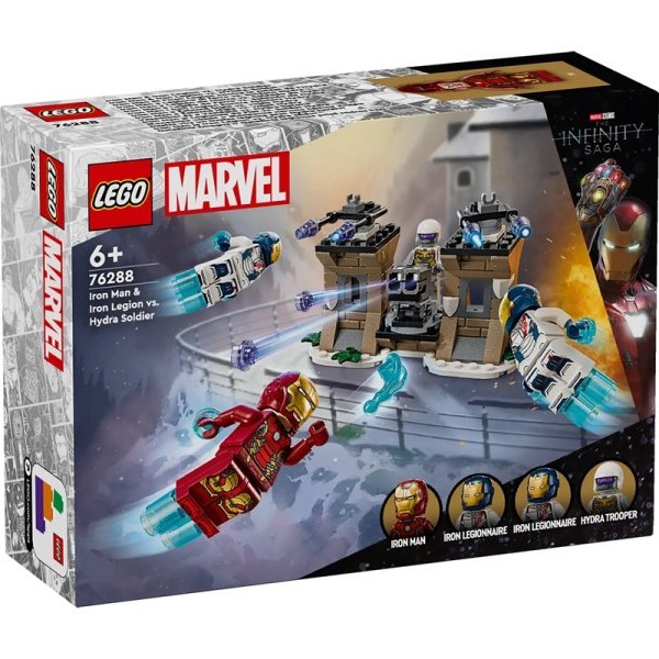 LEGO 76288 Ajronmen i Gvozdena legija protiv Hidra vojnika
