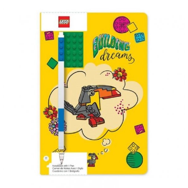 LEGO DNEVNIK SA PLAVOM GEL OLOVKOM LEGO