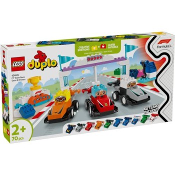 LEGO DUPLO 10445 Trkački automobili i vozači tima F1®