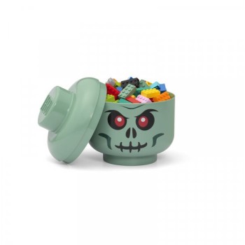 LEGO Glava za odlaganje (mala): Zeleni skeleton
