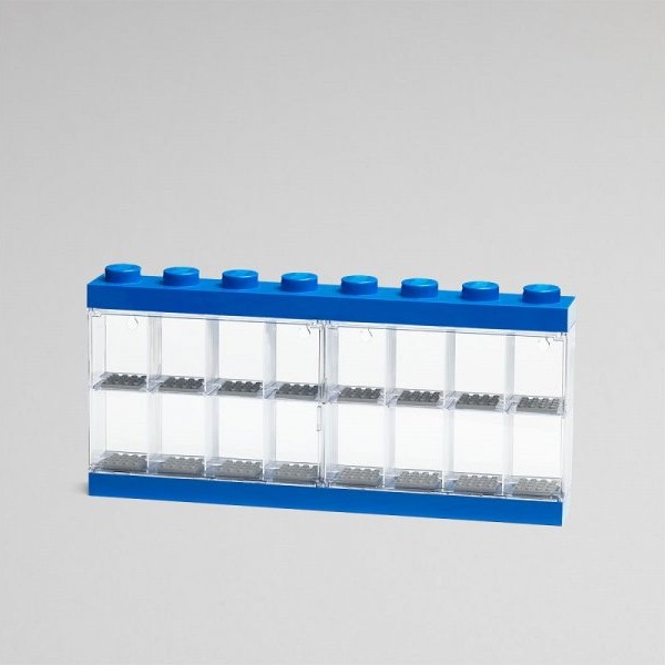 LEGO Izložbena polica za 16 minifigura, Plava, 40660005