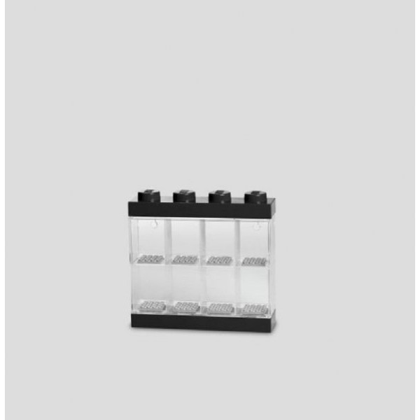 LEGO IZLOŽBENA POLICA ZA 8 MINIFIGURA: CRNA