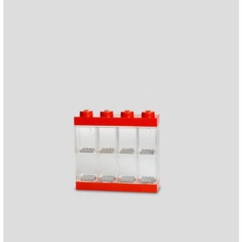 LEGO IZLOŽBENA POLICA ZA 8 MINIFIGURA: CRVENA