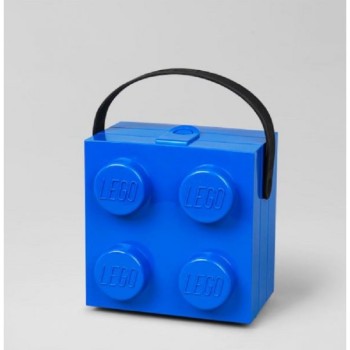 LEGO KUTIJA ZA UŽINU SA RUČKOM: PLAVA