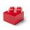 LEGO LEGO kutija za odlaganje sa poklopcem (4): Svetlucavo crvena