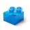 LEGO LEGO kutija za odlaganje sa poklopcem (4): Svetlucavo plava
