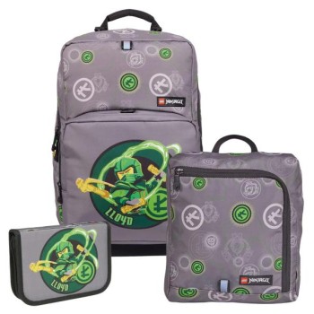 LEGO LEGO Ninjago maxi plus školski ranac, trodelni set: Elementarni gospodar energije