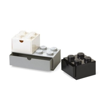 LEGO Stone fioke set (3 kom): Crna, bela, siva