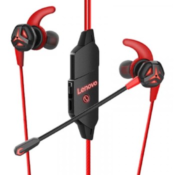 LENOVO Gejmerske bubice GAME SHOCK HS-10 (Crvene/Crne)