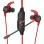 LENOVO Gejmerske bubice GAME SHOCK HS-10 (Crvene/Crne)
