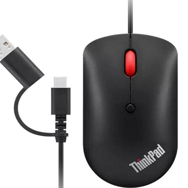 LENOVO ThinkPad Compact žični miš, USB-C, crni (4Y51D20850)