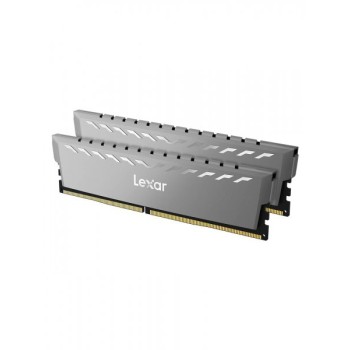 LEXAR 32GB (2x16) THOR DDR4 3200MHz XMP Memory with heatsink Dual pack LD4BU016G-R3200GDXG