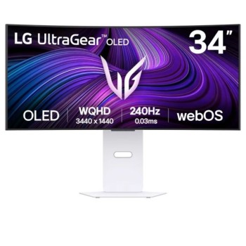 LG 34GX90SA-W OLED UWQHD 240 Hz FreeSync Premium Curved