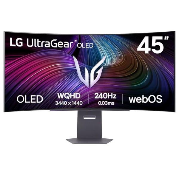 LG 45GX90SA-B OLED UWQHD 240Hz PBP/PIP Curved Monitor