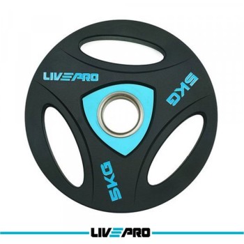 LivePro Premium Olimpijski Urethan tegovi sa hvatom 10kg - LP8020