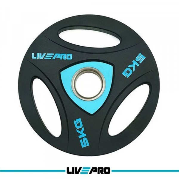 LivePro Premium Olimpijski Urethan tegovi sa hvatom 10kg - LP8020
