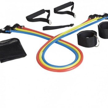 LiveUp Set elastičnih traka, guma za vežbanje mali + srednji + veliki otpor - LS3218