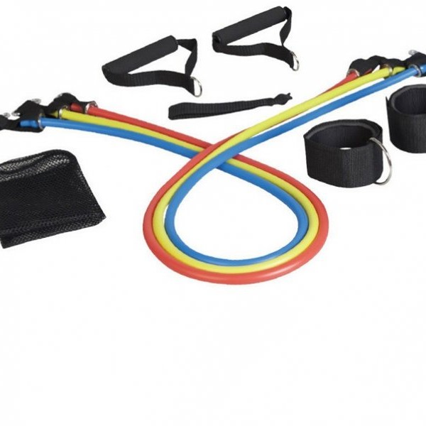 LiveUp Set elastičnih traka, guma za vežbanje mali + srednji + veliki otpor - LS3218
