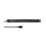 LOGILINK PDU 8 x šuko CEE 7/3 konektor C14 prenaponska zaštita