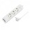 LOGILINK Produžni kabl 3 mesta, 2 USB, prekidač, 1.5m, beli (4782)
