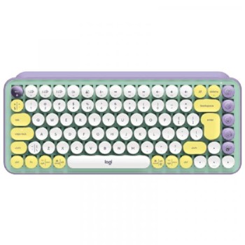 LOGITECH Bežična tastatura Pop Keys Daydream (Bela/Ljubičasta)