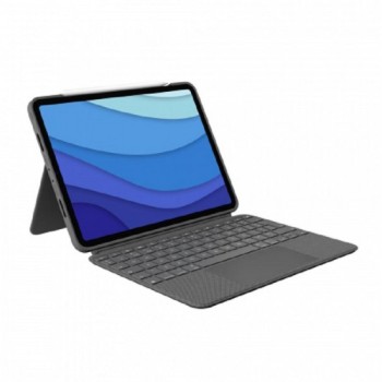 LOGITECH Combo Touch Detachable keyboard case with trackpad for iPad Pro 11-inch - Grey - UK( 920-010148)