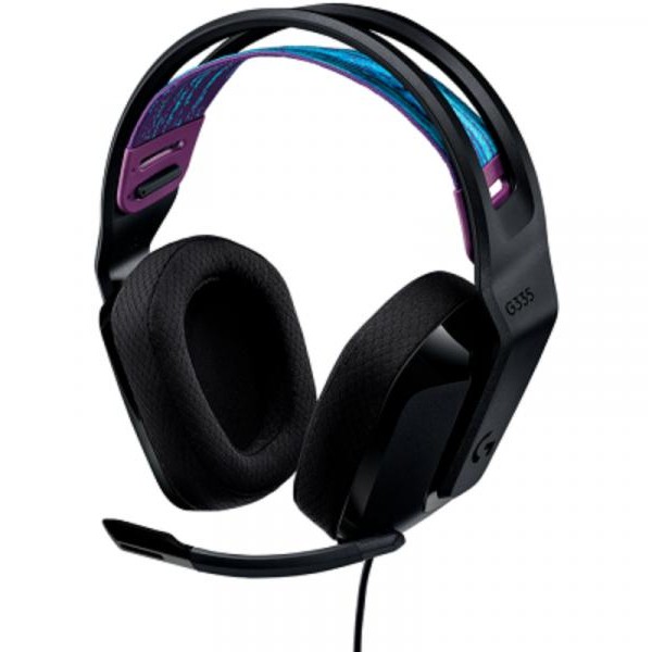 LOGITECH G335 gejming slušalice, crne, 3.5mm