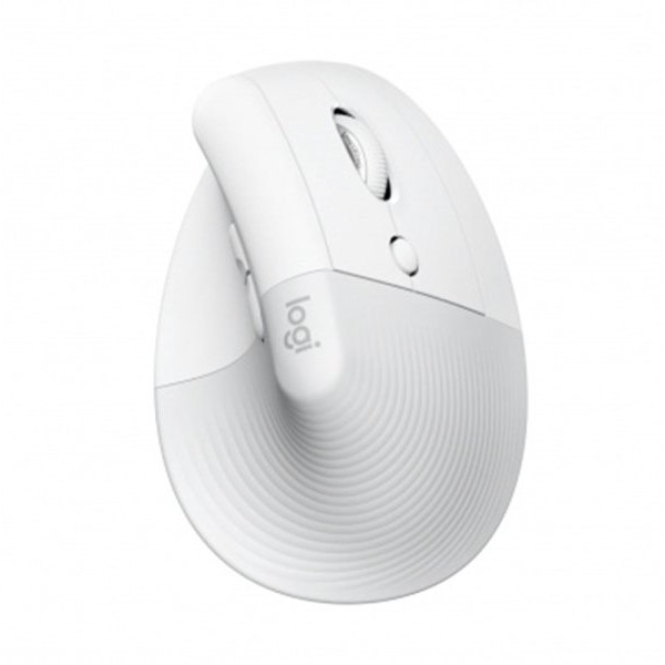 LOGITECH Lift for Mac Vertikalni Ergonomski Miš - Off-White/Pale Grey