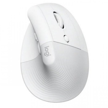 LOGITECH Lift Vertical Ergonomic Wireless miš beli