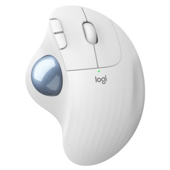 LOGITECH M575s ERGO Bluetooth Trackball Offwhite Blue ball miš