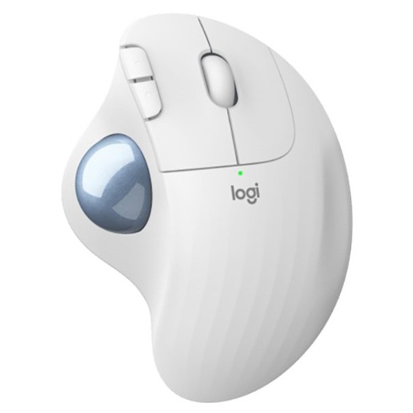 LOGITECH M575s ERGO Bluetooth Trackball Offwhite Blue ball miš