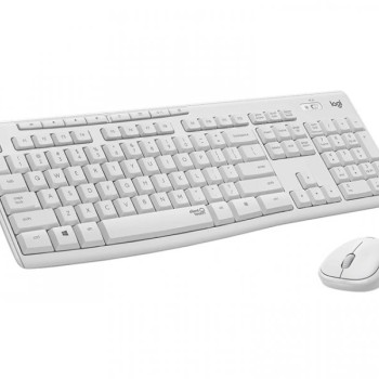 LOGITECH MK295 Silent Wireless Combo US tastatura + miš bela
