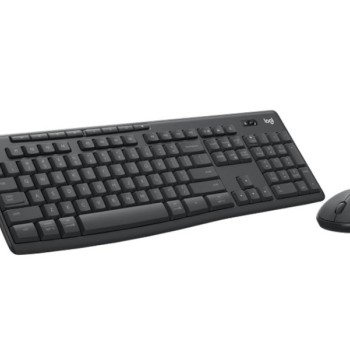 LOGITECH MK370 Combo Wireless US tastatura + miš, crna