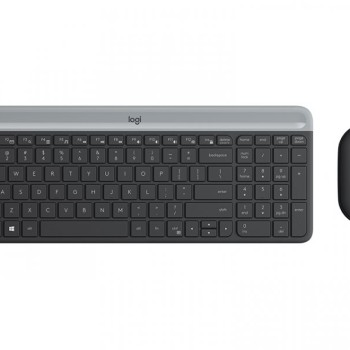 LOGITECH MK470 Wireless Desktop YU Graphite tastatura + miš