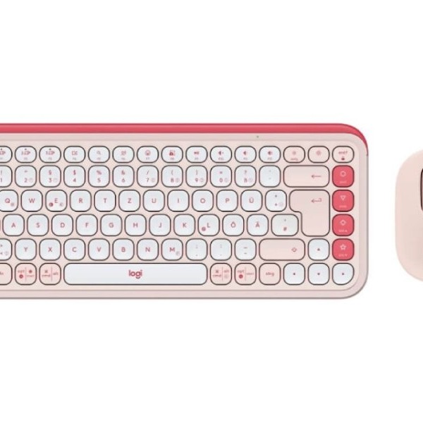 LOGITECH POP Icon Combo US tastatura rose