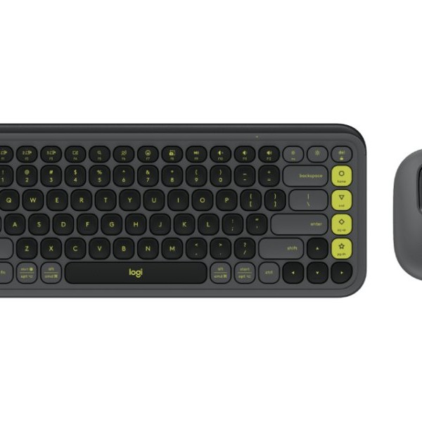 LOGITECH Pop Icon Graphite Combo wireless US tastatura i miš