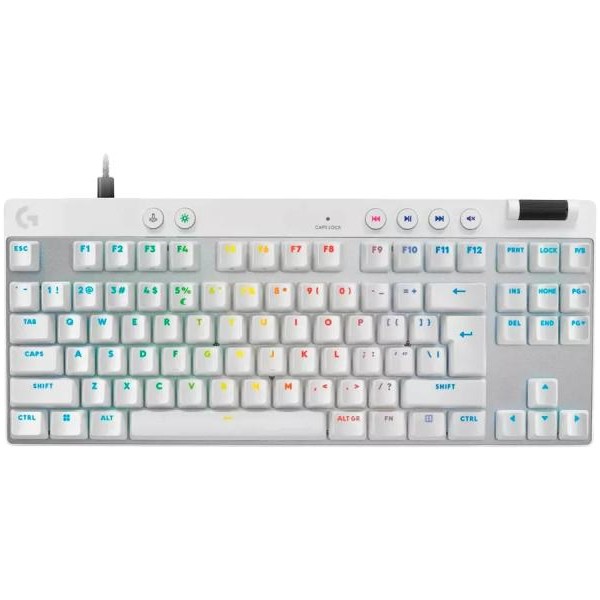 LOGITECH G PRO X TKL RAPID Gejmerska tastatura - Bela USB US