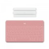 LOGITECH Tastatura Keys-to-go Ultra-light, Ultra-Portable Bluetooth za iPhone, iPad, Apple TV i Mac - roze - UK