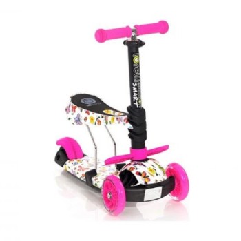 LORELLI BERTONI Trotinet SMART pink butterfly