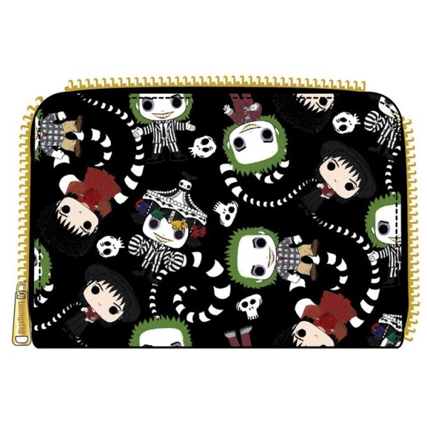 Loungefly Beetlejuice AOP Zip Around Wallet