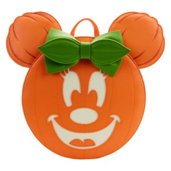 Loungefly Disney Glow Face Minnie Pumpkin Minnie - Mini ranac