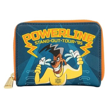 Loungefly Disney Goofy Movie Powerline All Access Pass Zip Around, novčanik