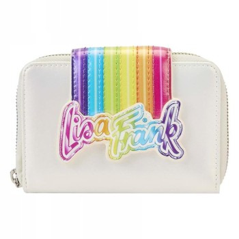 Loungefly Lisa Frank Rainbow Logo Zip Around, novčanik